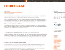Tablet Screenshot of blog.lookuppage.com